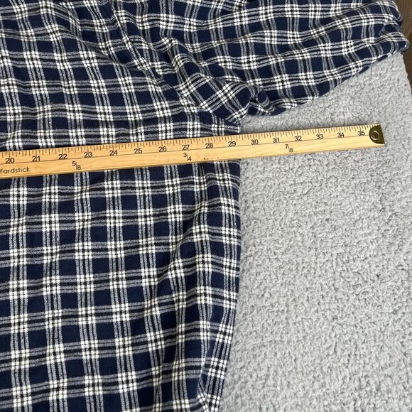 Wrangler Riggs Flannel Shirt 3XT Blue White Plaid Thermal Lined Shacket Big Tall - Picture 9 of 13